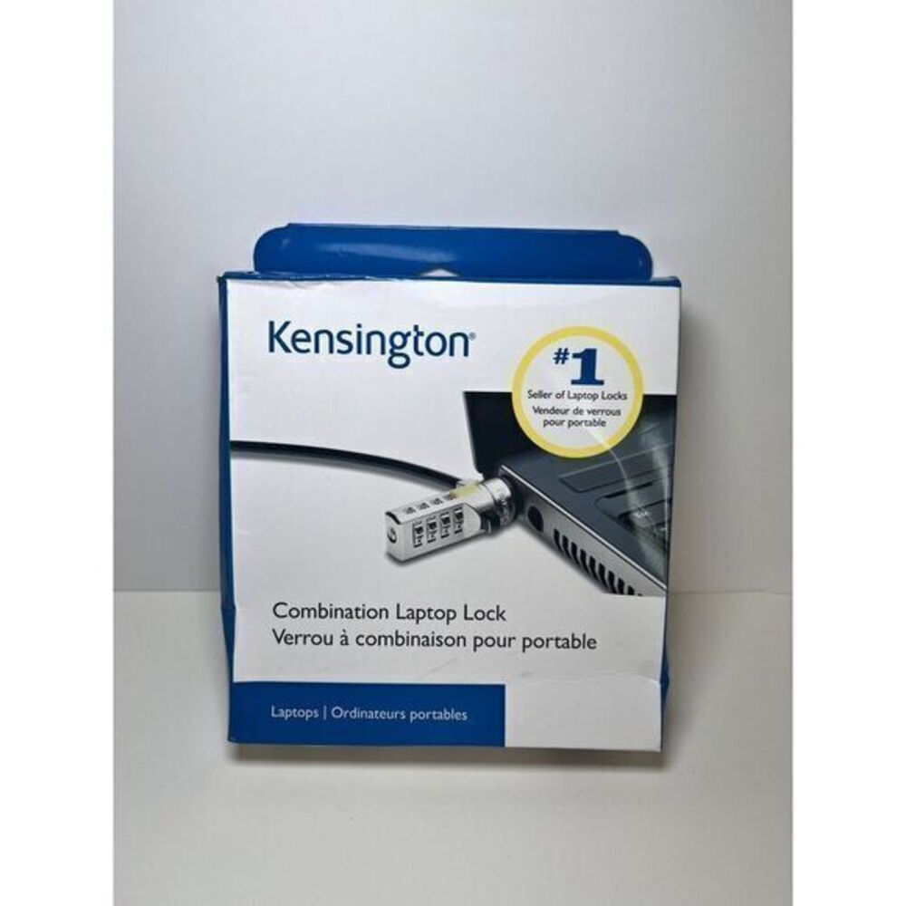 Kensington Combination Cable Lock For‎ Laptops, (K64673AM) New Open Box